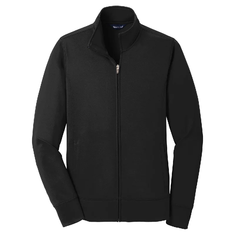 Sport-Tek Women's Black Sport-Wick Fleece Full-Zip Jacket Snapped Jacket Toggled Jacket Drawstring Jacket Sport-Tek Women's Black Sport-Wick Fleece Full-Zip Jacket Snapped Jacket Toggled Jacket Drawstring Jacket