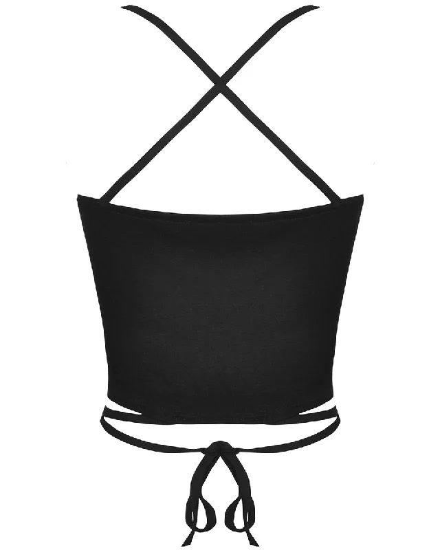 Dark In Love Apocalpytic Punk Broken Knit Tank Top boho tank top