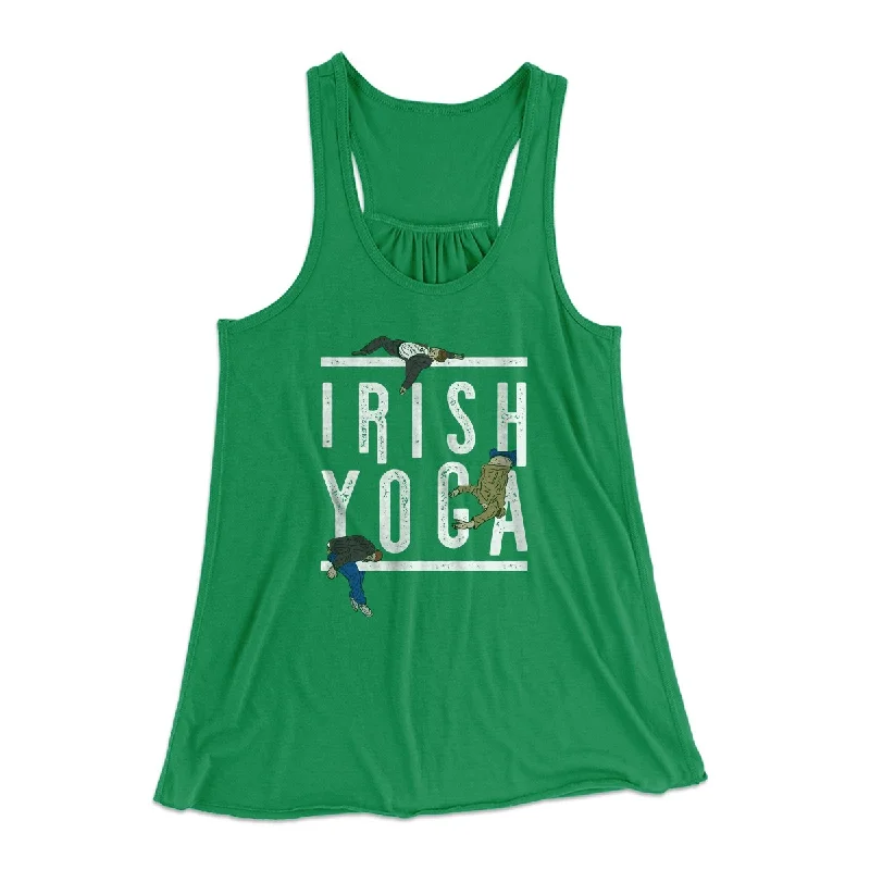Irish Yoga Women's Flowey Tank Top sequin tank top