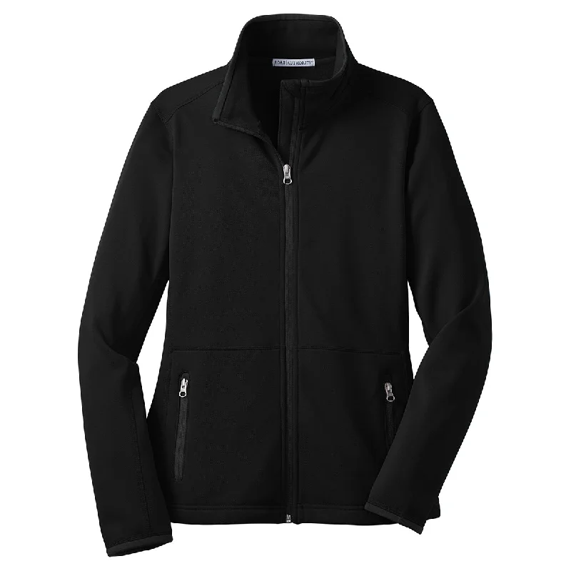 Port Authority Women's Black Pique Fleece Jacket Chenille Jacket Brocade Jacket Lace Jacket Port Authority Women's Black Pique Fleece Jacket Chenille Jacket Brocade Jacket Lace Jacket