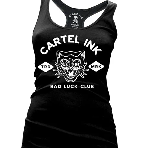Bad Luck Club Women's Racer Back Tank Top boho tank top