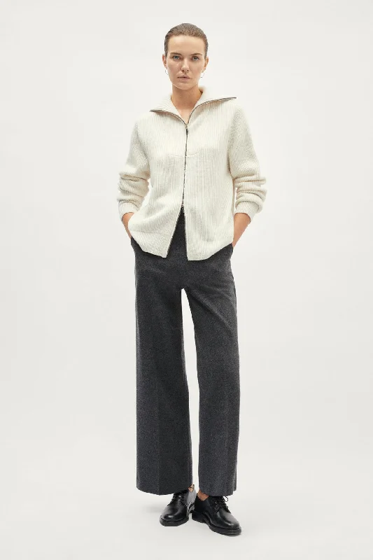The Merino Wool Full-zip Cardigan Knit Fabric Woven Fabric Fleece Fabric