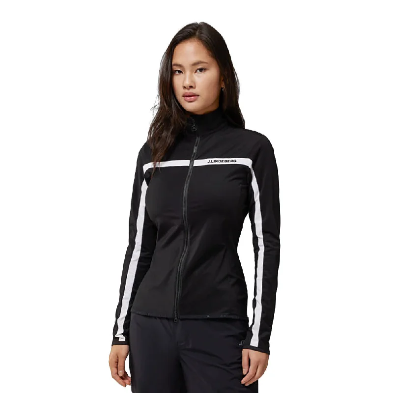 J. Lindeberg Janice Mid Layer Womens Golf Jacket Hooded Jacket Caped Jacket Shawl Collar Jacket J. Lindeberg Janice Mid Layer Womens Golf Jacket Hooded Jacket Caped Jacket Shawl Collar Jacket