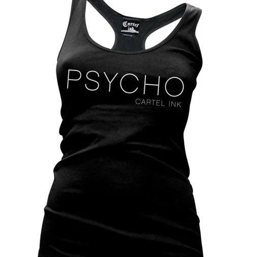 Psycho Women's Racer Back Tank Top flowy tank top