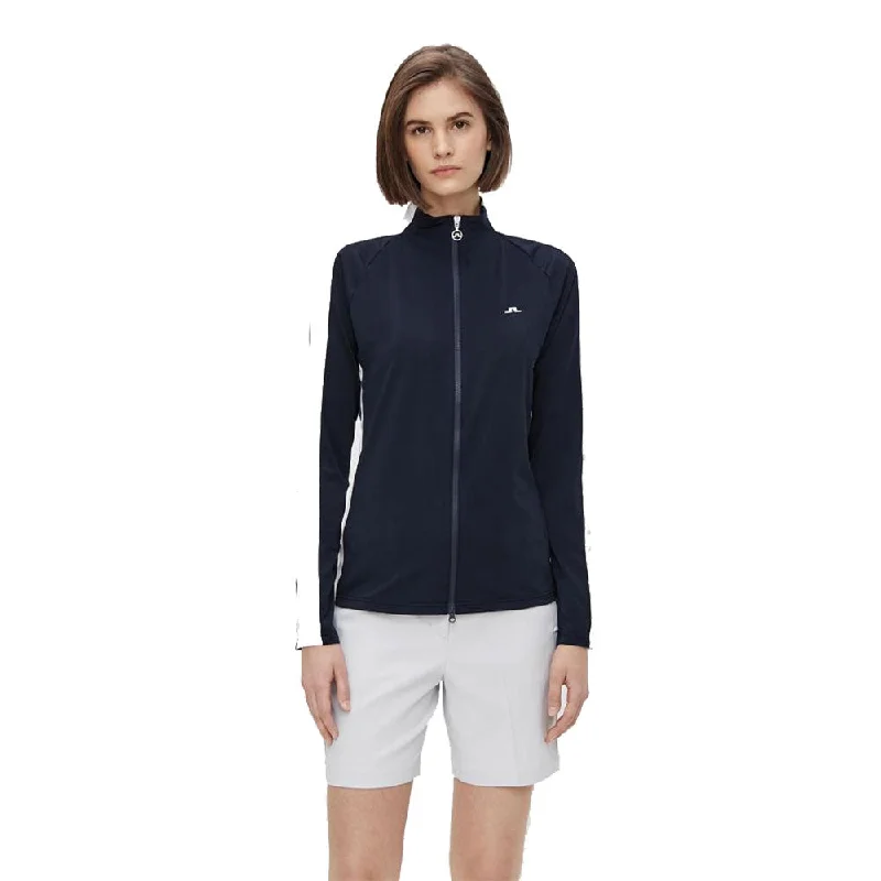 J. Lindeberg Marie Mid Layer Womens FZ Golf Jacket Chenille Fabric Brocade Fabric Lace Fabric J. Lindeberg Marie Mid Layer Womens FZ Golf Jacket Chenille Fabric Brocade Fabric Lace Fabric