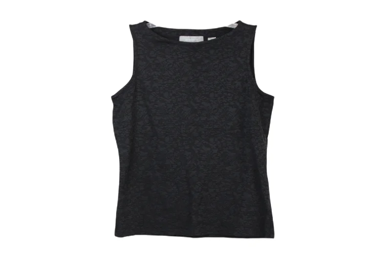 Liz Claiborne Black Stretch Tank | M Petite playful tank top