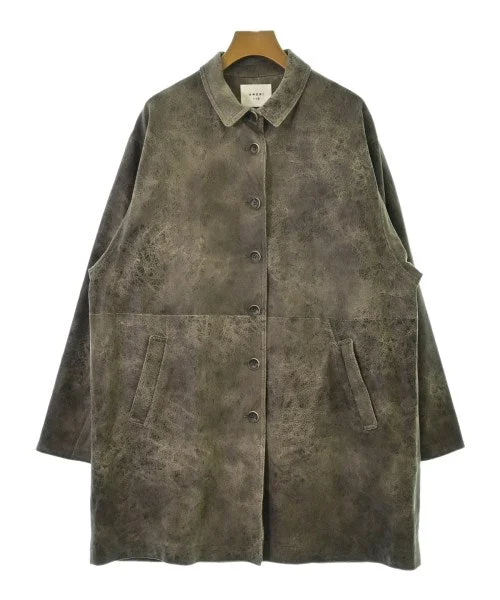 AMERI Soutien collar coats Hook-and-Loop Buckled Tied