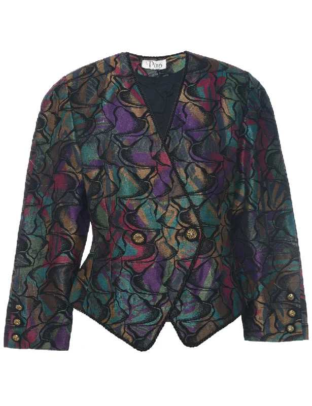 Abstract Pattern Jacket - M