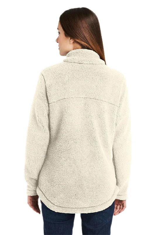 Columbia Womens West Bend Sherpa Fleece Full Zip Jacket - Chalk