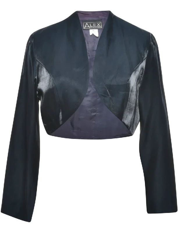 Metallic Look Evening Jacket - M