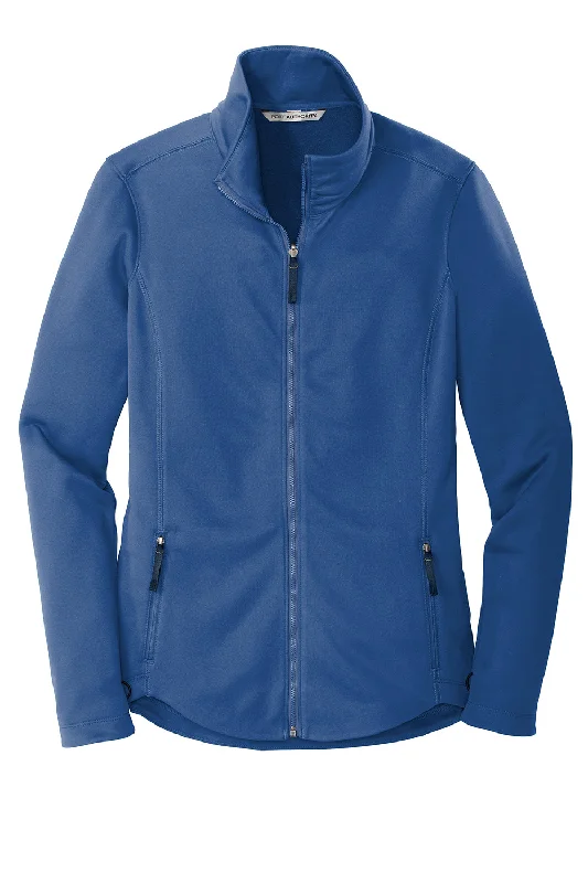 Port Authority Womens Collective Full Zip Smooth Fleece Jacket - Night Sky Blue