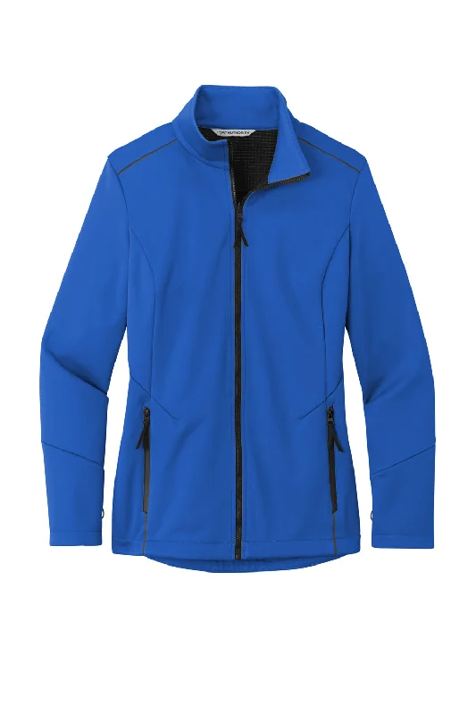 Port Authority Womens Collective Tech Waterproof Full Zip Soft Shell Jacket - True Royal Blue