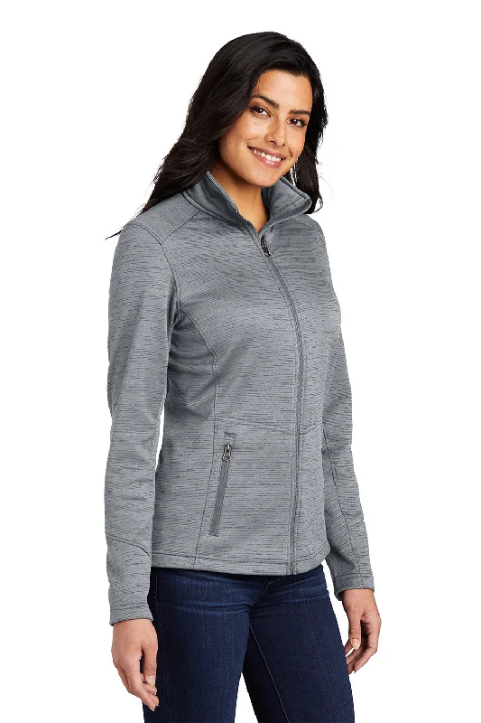 Port Authority Womens Full Zip Fleece Jacket - Grey