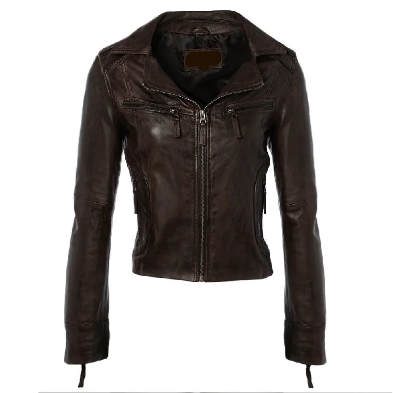 Dark Brown / Real Leather / XS