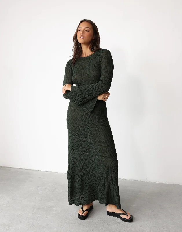 Harmonia Maxi Dress (Forest)