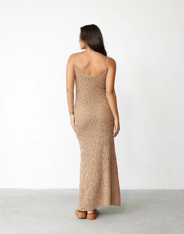 Janise Maxi Dress (Mocha)