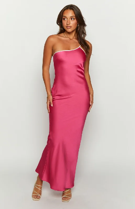 Saylor Pink Maxi Dress