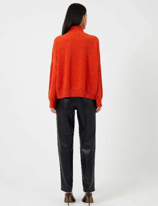 Jeanie Vhari Roll Neck Jumper