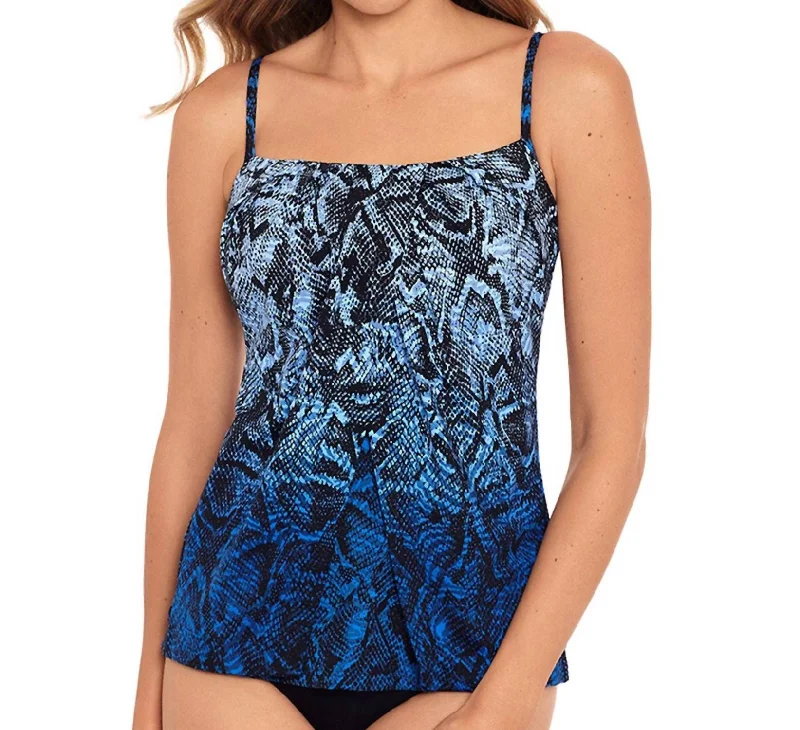 Jubilee Tankini Top In Blue