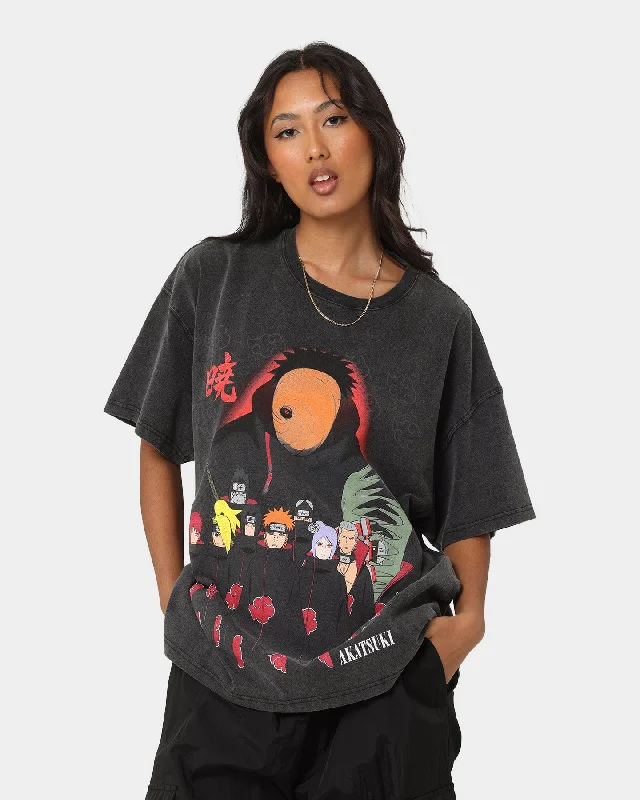 Goat Crew X Naruto Akatsuki Organic Heavyweight Vintage T-Shirt Vintage Black