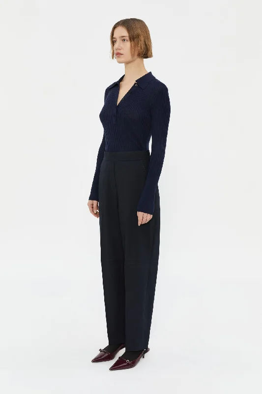 Alida Wool Cocoon Pant