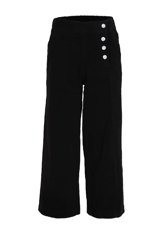 Betsy Cord Pants Black