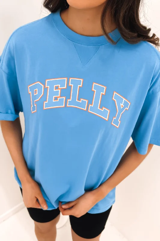 Collegiate Pelly Tee Azure Blue