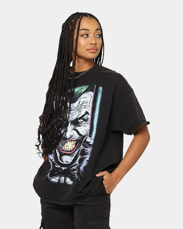 Goat Crew X Batman The Joker Vintage T-Shirt Black Wash