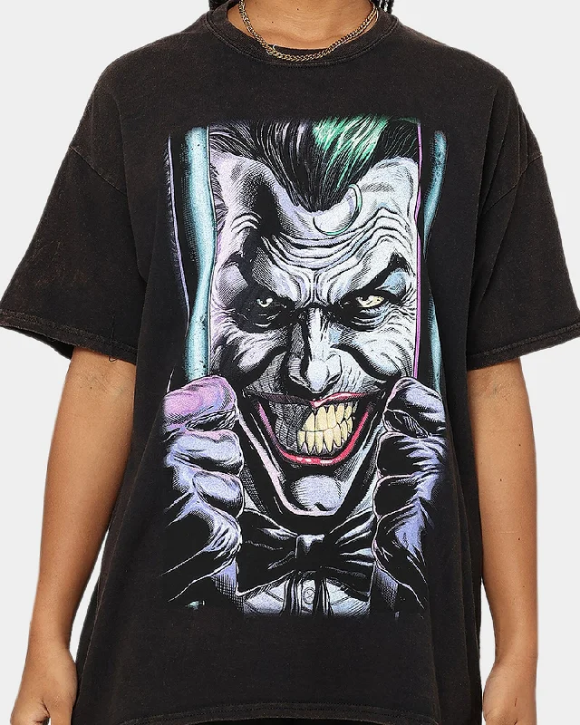 Goat Crew X Batman The Joker Vintage T-Shirt Black Wash