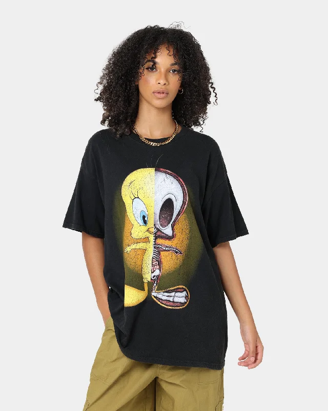 Goat Crew X Looney Tunes Tweety Vintage T-Shirt Black Wash