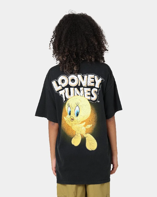 Goat Crew X Looney Tunes Tweety Vintage T-Shirt Black Wash