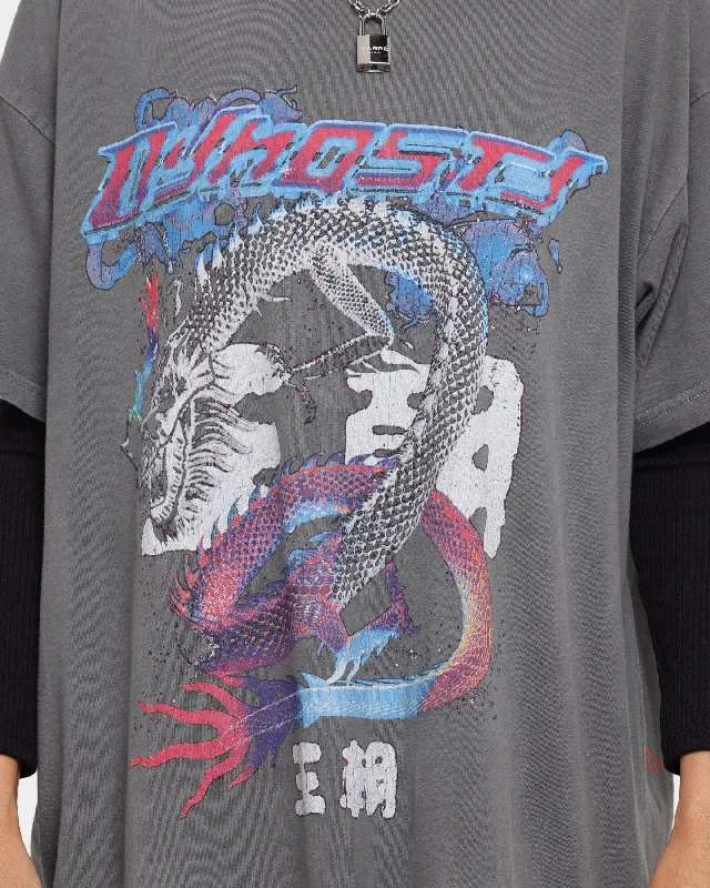 Loiter Dragon Dynasty Vintage T-Shirt Vintage Black