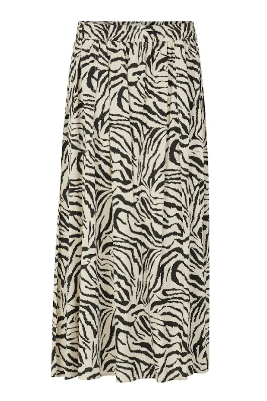 Lollys Laundry Akane Maxi Skirt - Zebra