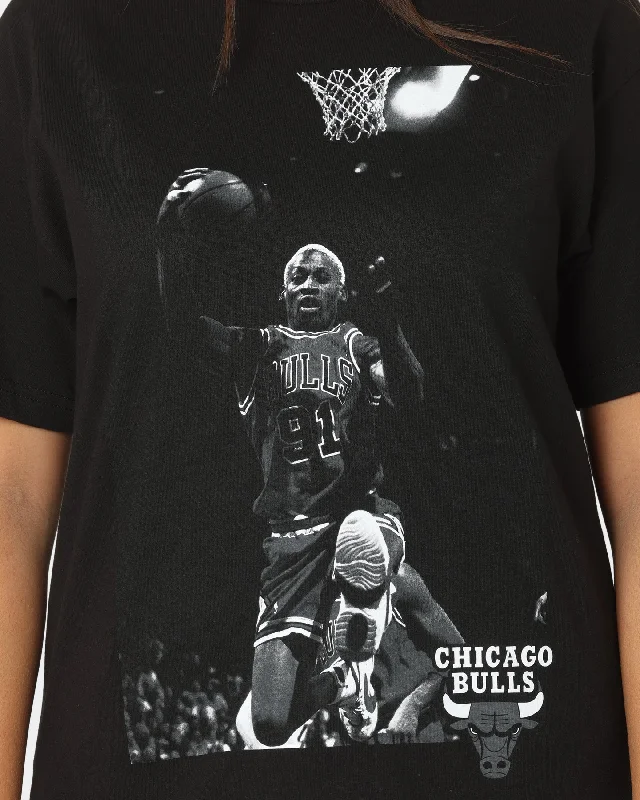 Mitchell & Ness Chicago Bulls Dennis Rodman Photo Real Vintage T-Shirt Vintage Black