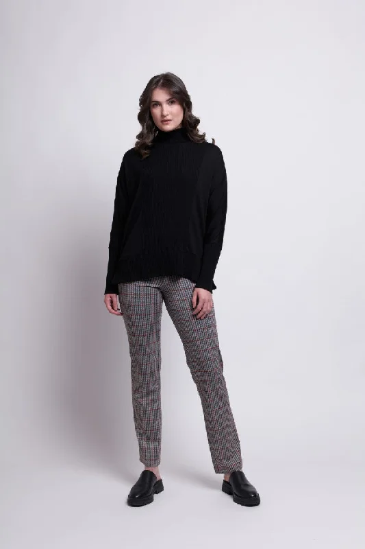 Pic Of The Bunch Straight Trouser in Plaid On CFO5190 by Foil