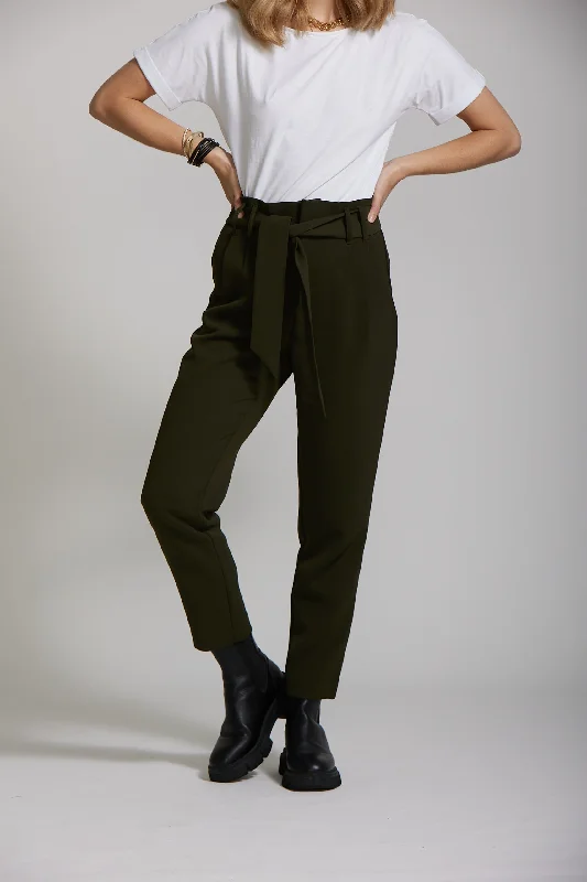 Pleat Pant - Forest