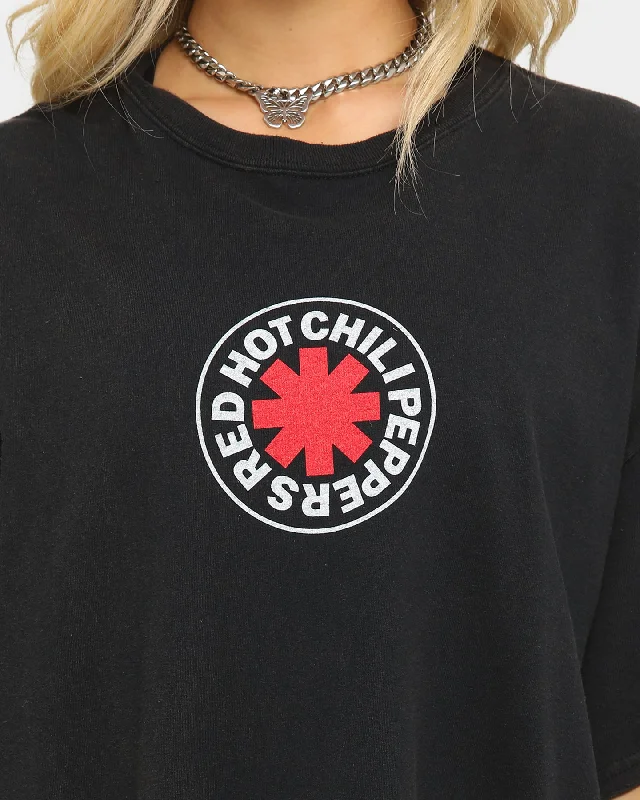 Red Hot Chili Peppers RHCP Asterisk Logo Vintage Black