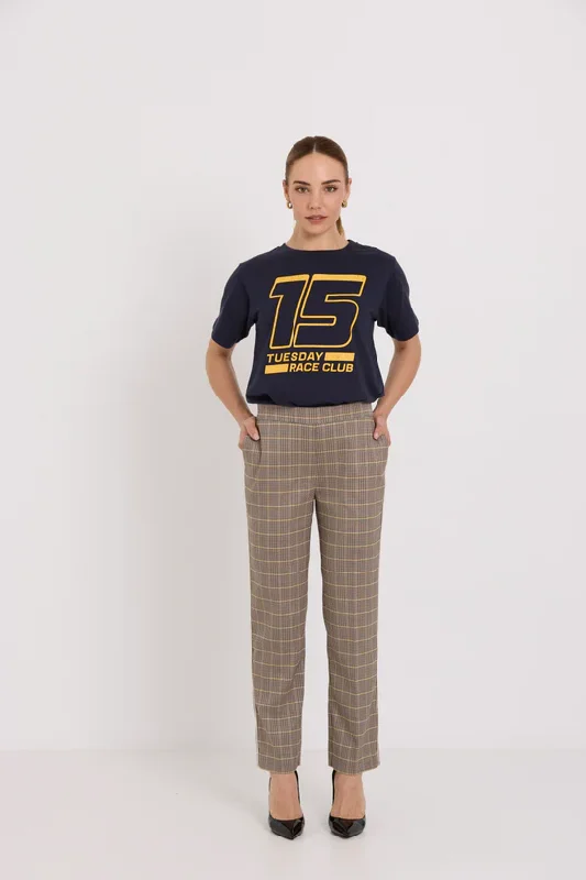 Samantha Pants - Daytona Check