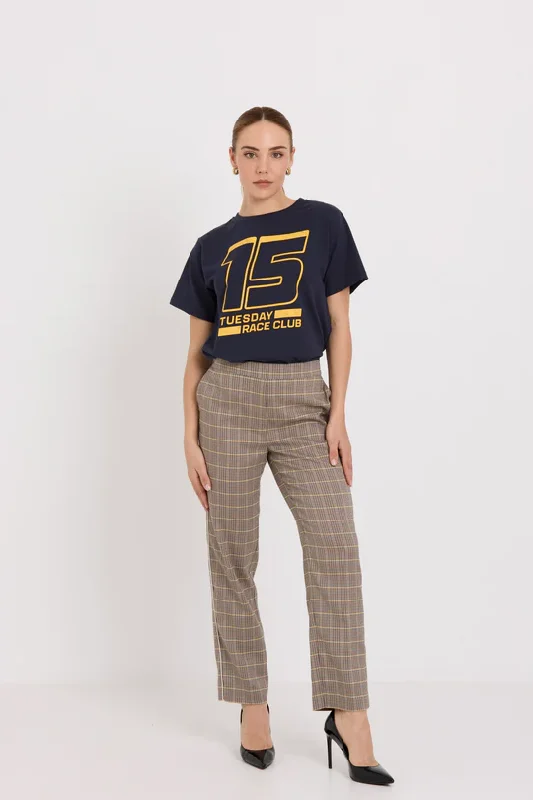 Samantha Pants - Daytona Check