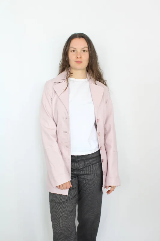 Siricco -Vintage Pink Leather Jacket