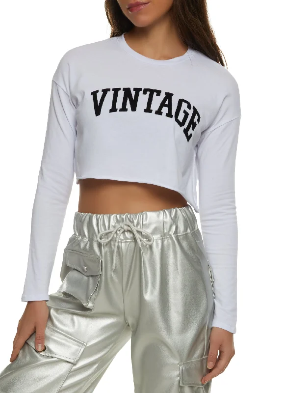 Vintage Cropped Graphic Tee