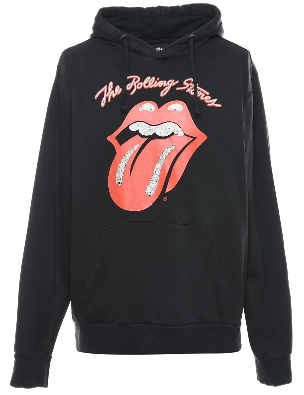 Black The Rolling Stones Hoodie - L