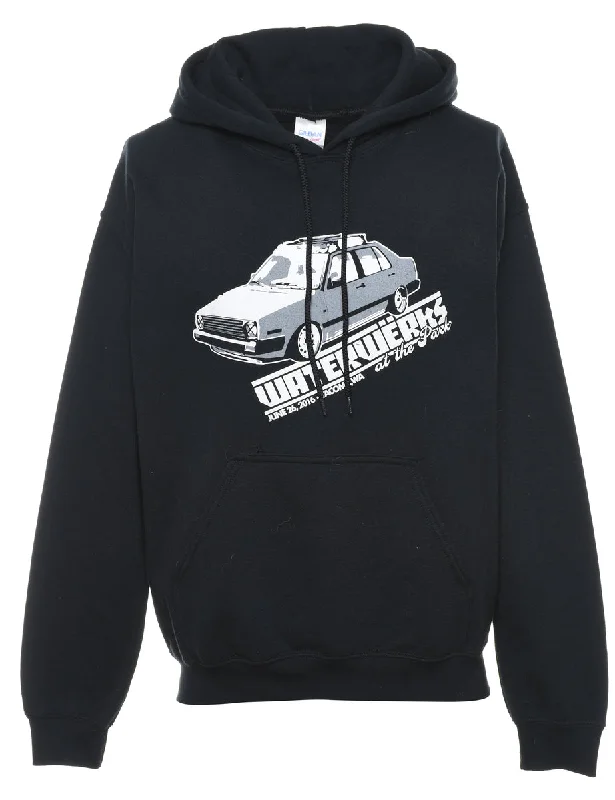 Black Waterwerks Hoodie - M