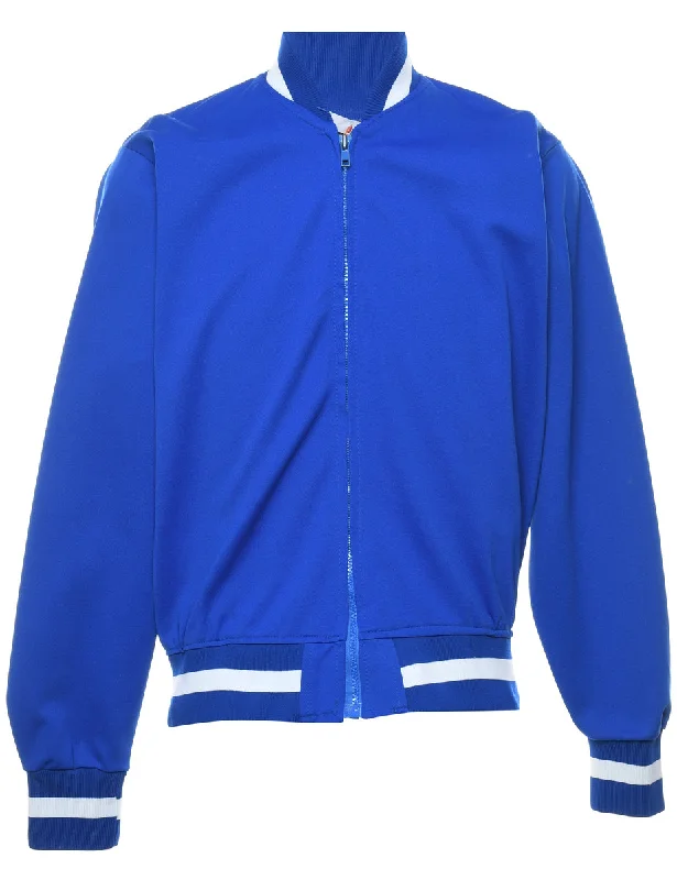 Blue Track Top - M