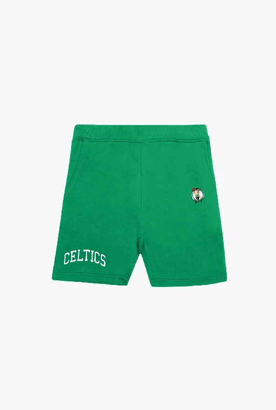 Boston Celtics Playoffs Fleece Shorts - Kelly Green