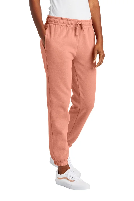 District Womens V.I.T. Fleece Sweatpants w/ Pockets - Desert Rose