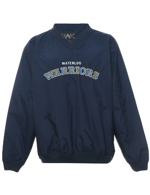 Embroidered Waterloo Warriors Nylon Jersey - L