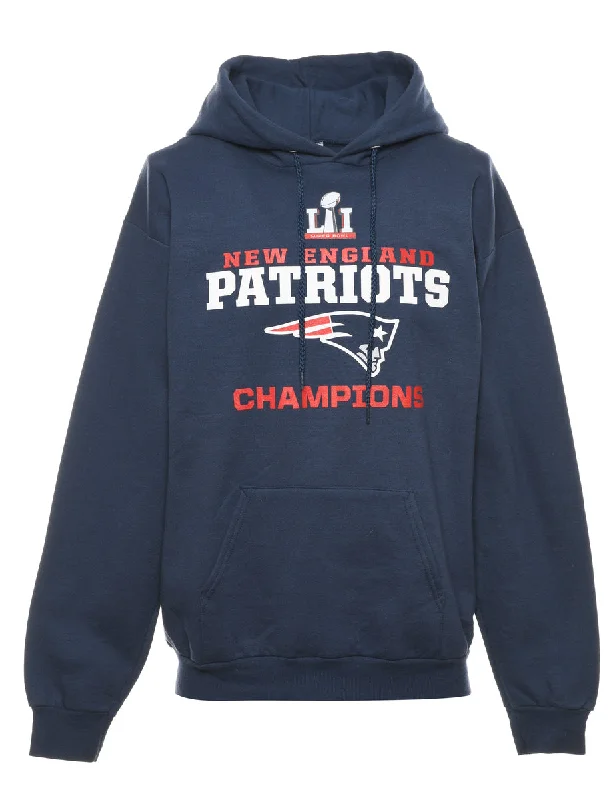 Football Hooded Sports Sweatshirt - M