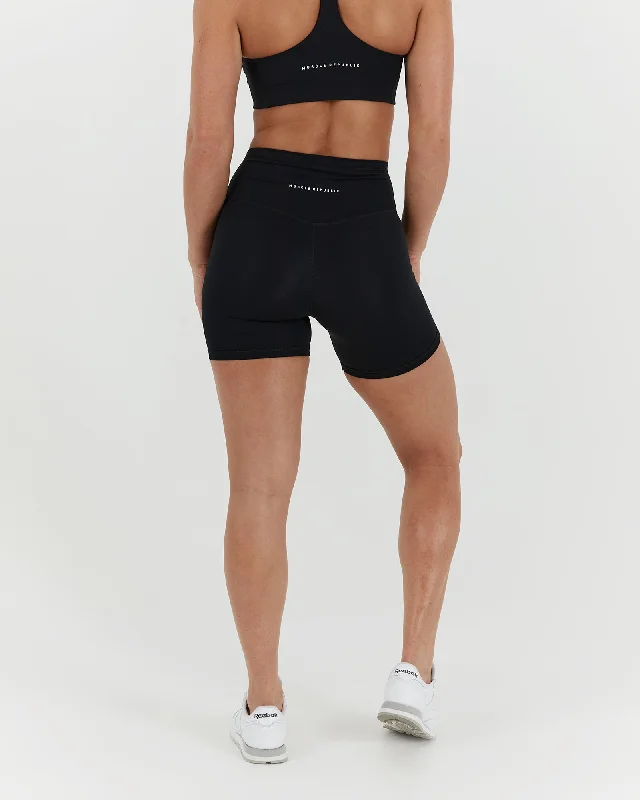 SCULPT BIKER SHORTS - BLACK