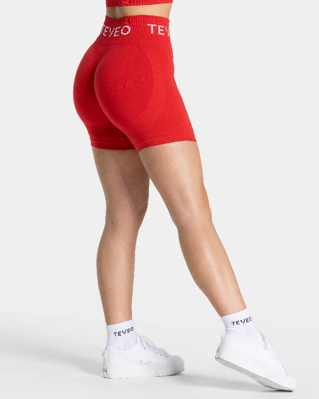 Signature Scrunch Short ""Rot""